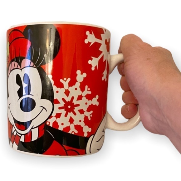 Minnie Mouse Large Coffee Mug, Holiday, Winter, Christmas, Disney Land Collector - Picture 2 of 6